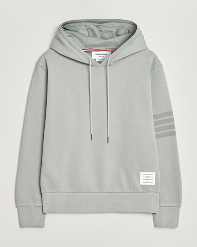Thom Browne Overdyed 4-Bar Hoodie Light Grey – Grå