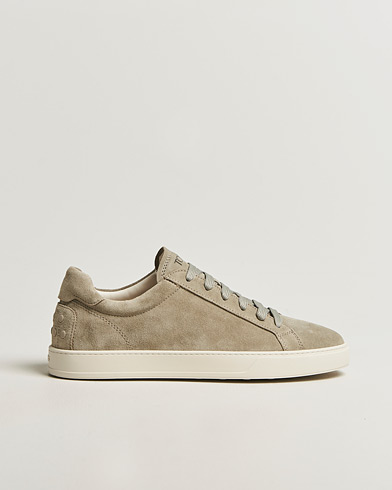 Tod's Cassetta Lacciata Sneaker Sage Suede – Grønn