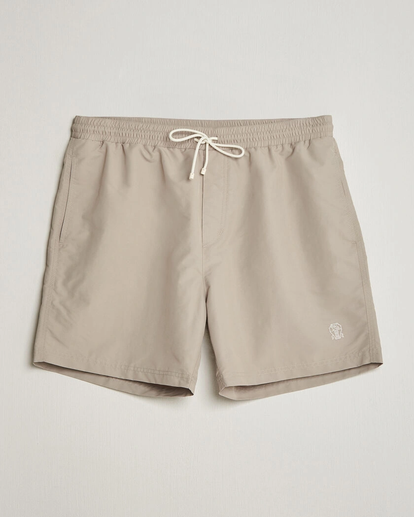 Brunello Cucinelli Nylon Swim Trunks Beige – Beige