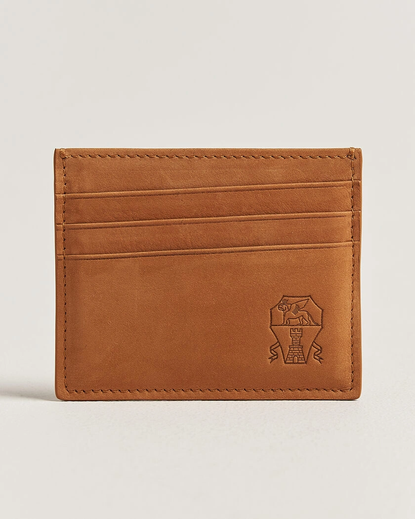 Brunello Cucinelli Nubuck Wallet Card Holder Cognac – Brun