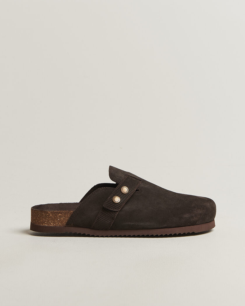Barbour Lifestyle Bowman Suede Sandal Brown – Brun
