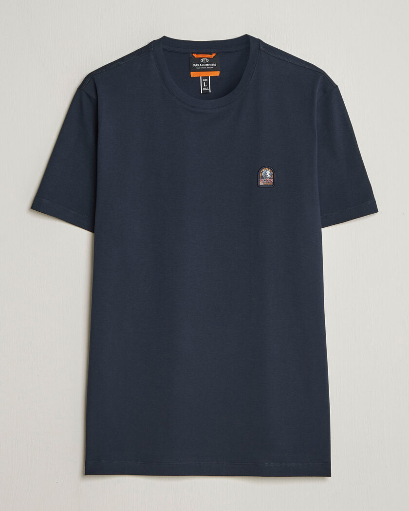 Parajumpers Patch Crew Neck T-Shirt Navy – Blå