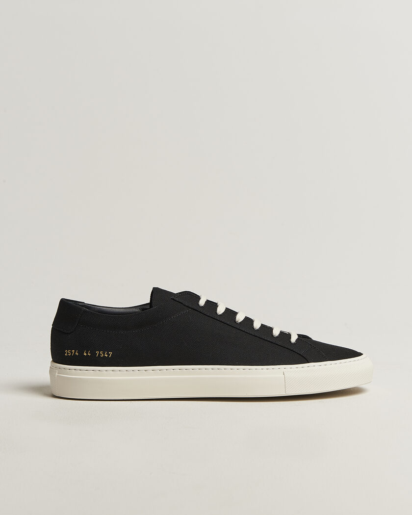 Common Projects Original Achilles Canvas Sneaker Black – Svart