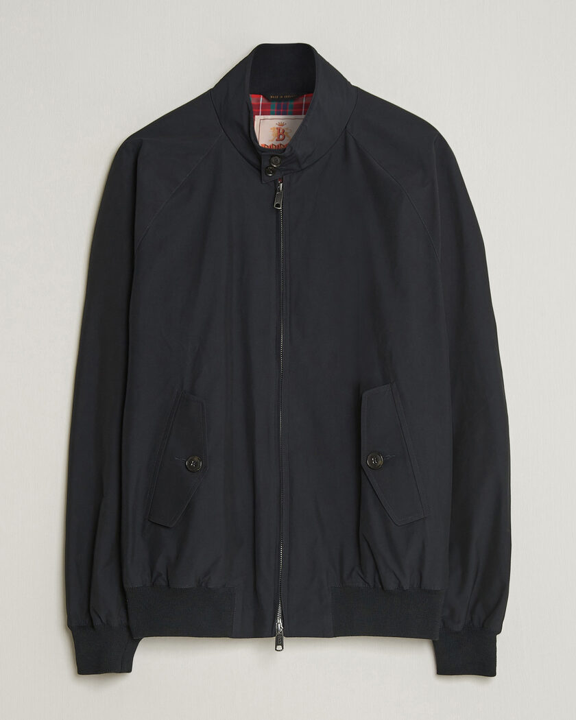 Baracuta G9 Original Harrington Jacket Dark Navy – Blå