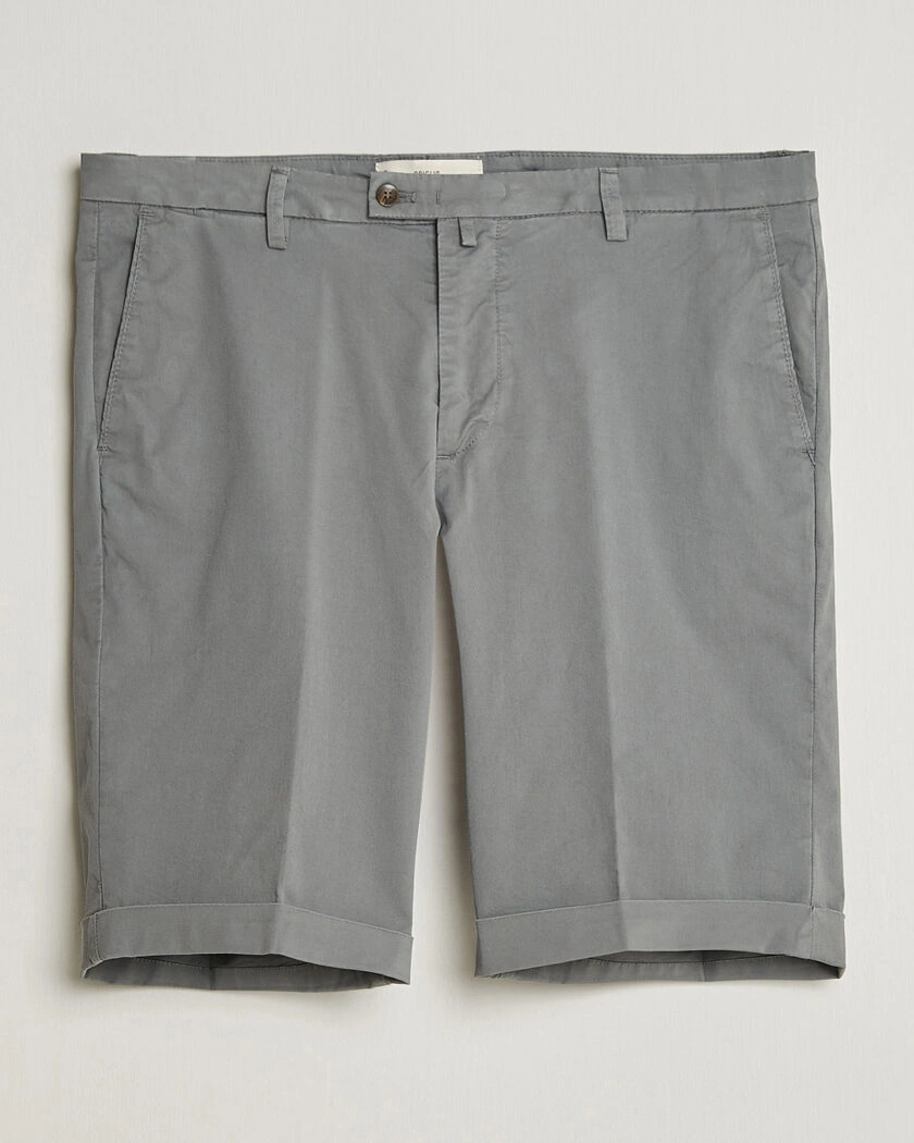 Briglia 1949 Cotton Stretch Shorts Grey – Grå