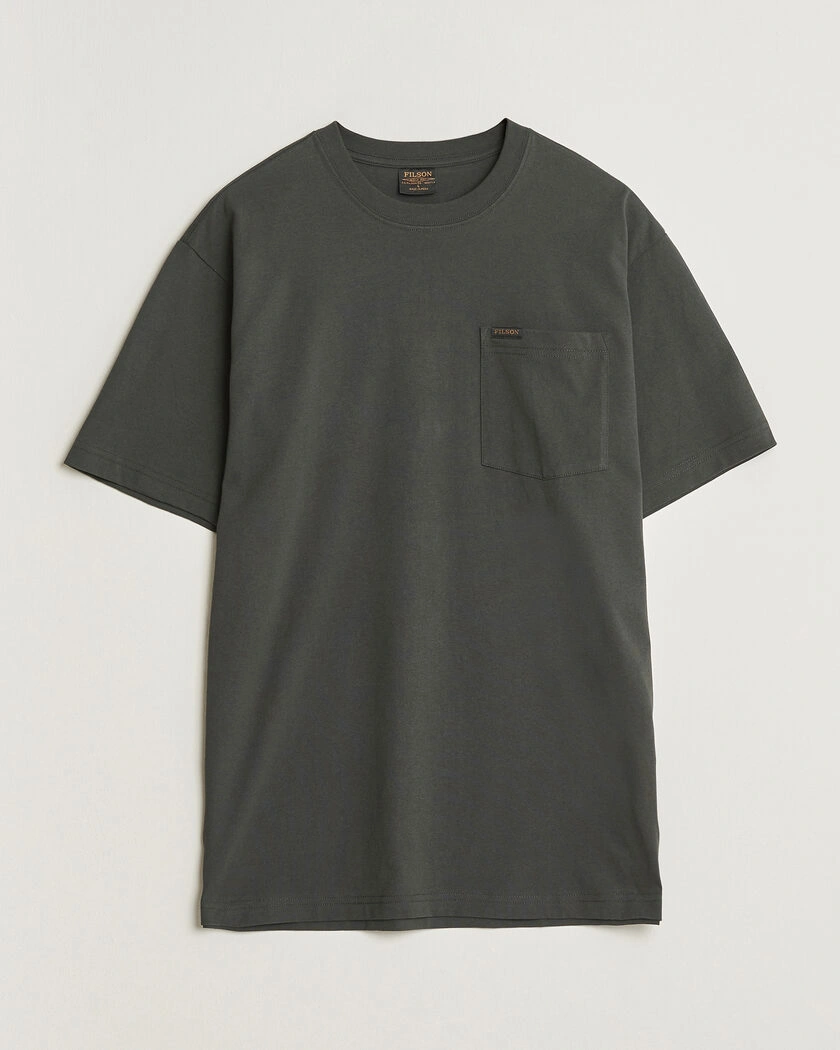 Filson Pocket T-Shirt Faded Black – Svart