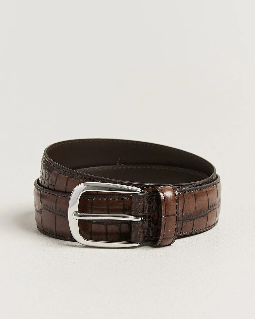 Anderson's Embossed Western Leather Belt Tan – Brun