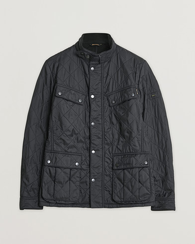 Herre | Pre-owned | Barbour International Ariel Polarquilt Black