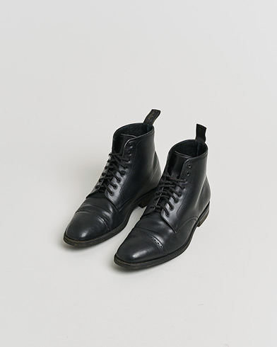 Pre-owned Loake 1880 Hyde Boot Black Calf UK10,5 - EU44,5 – Svart