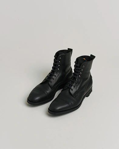 Herre | Pre-owned | Edward Green Galway Ridgeway Boot Black Delapré