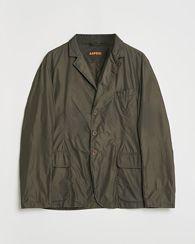 Pre-owned Aspesi Nylon Blazer Army Green XL – Grønn