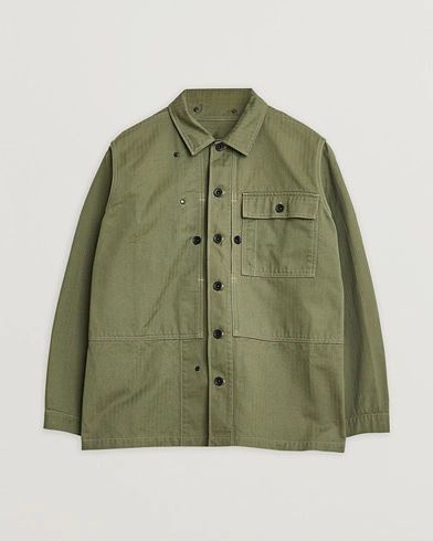 Herre | Pre-owned | The Real McCoy's P-44 Utility Coat Sage Green UK36 - EU46