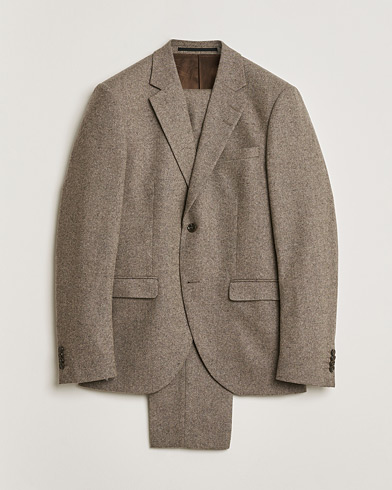 Pre-owned Tiger of Sweden Brushed Wool Suit Taupe 48/46 – Beige