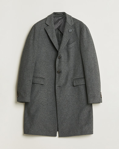Pre-owned Lardini Wool Coat Grey 56 – Grå