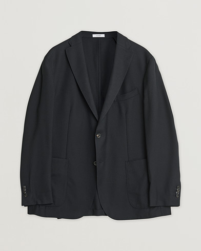Herre | Pre-owned | Boglioli K Jacket Wool Hopsack Blazer Black