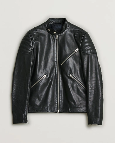 Herre | Pre-owned | Acne Studios Oliver Leather Jacket Black 48