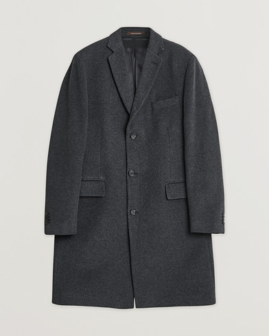 Herre | Pre-owned | Oscar Jacobson Savile Row Wool/Cashmere Coat Dark Grey 52