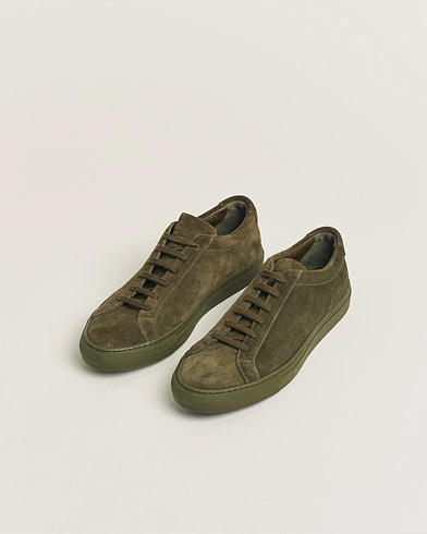 Herre | Pre-owned | Common Projects Original Achilles Suede Sneaker Army Green 40