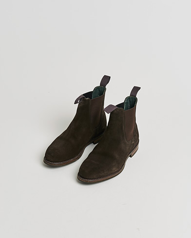 Pre-owned Drake's Chelsea Boot Brown Suede UK9 - EU43 – Brun