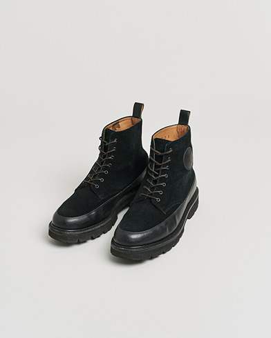 Herre | Pre-owned | Grenson Anton Suede Boot Black UK7 - EU41