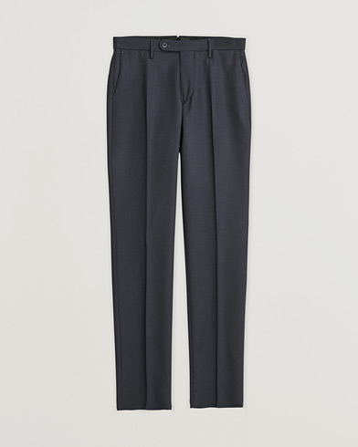 Herre | Pre-owned | Slowear Tekno Sartorial Flannel Trousers Navy 44