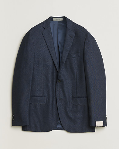 Pre-owned Corneliani Wool & Cashmere Blazer Navy 50 – Blå