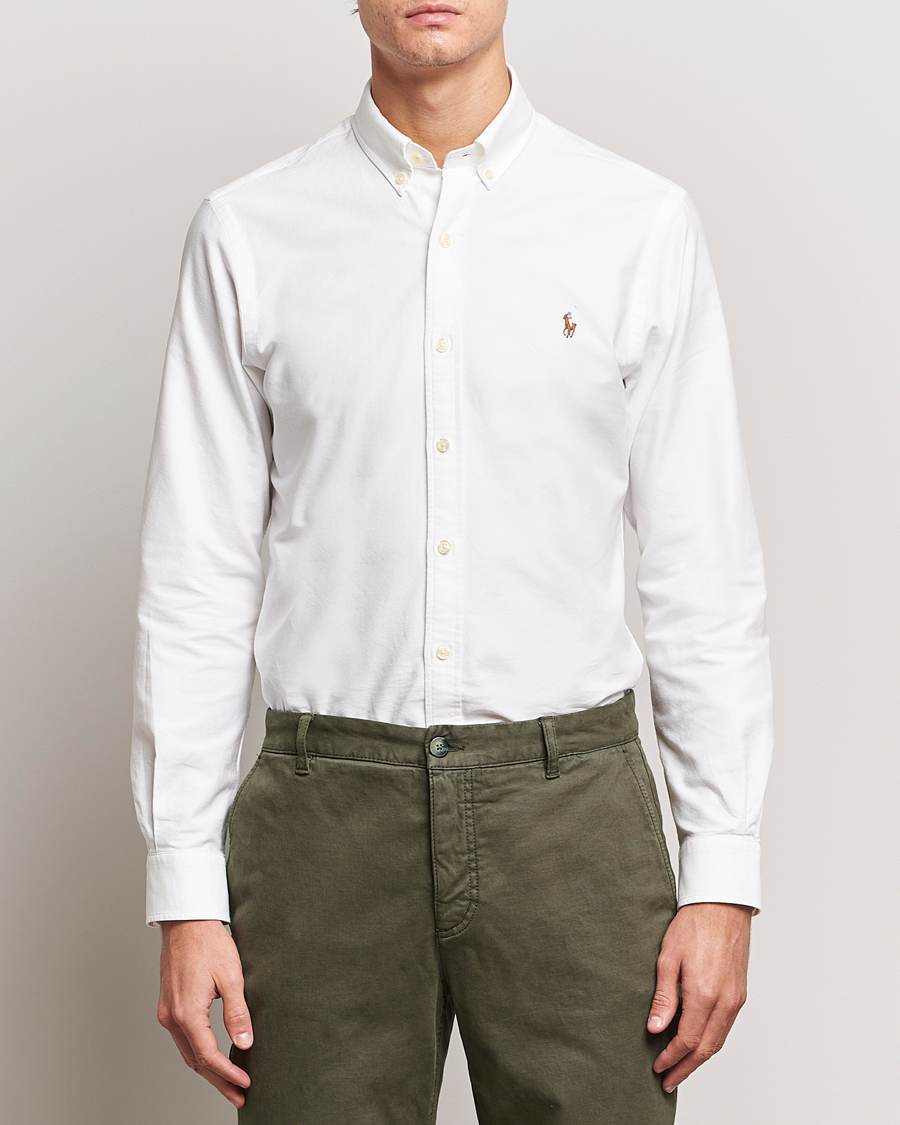 Herr | Avdelningar | Polo Ralph Lauren | Slim Fit Shirt Oxford White