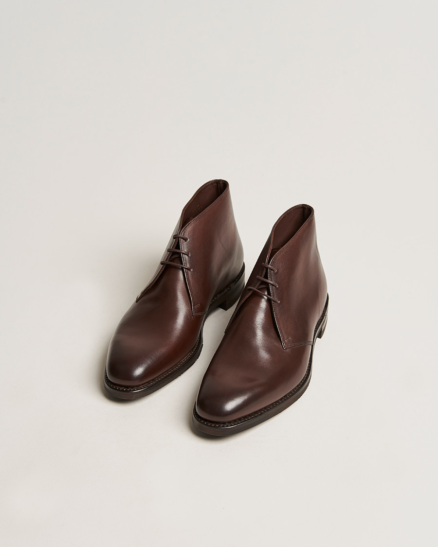 Herre | Håndlagde sko | Loake 1880 | Pimlico Chukka Boot Dark Brown Calf