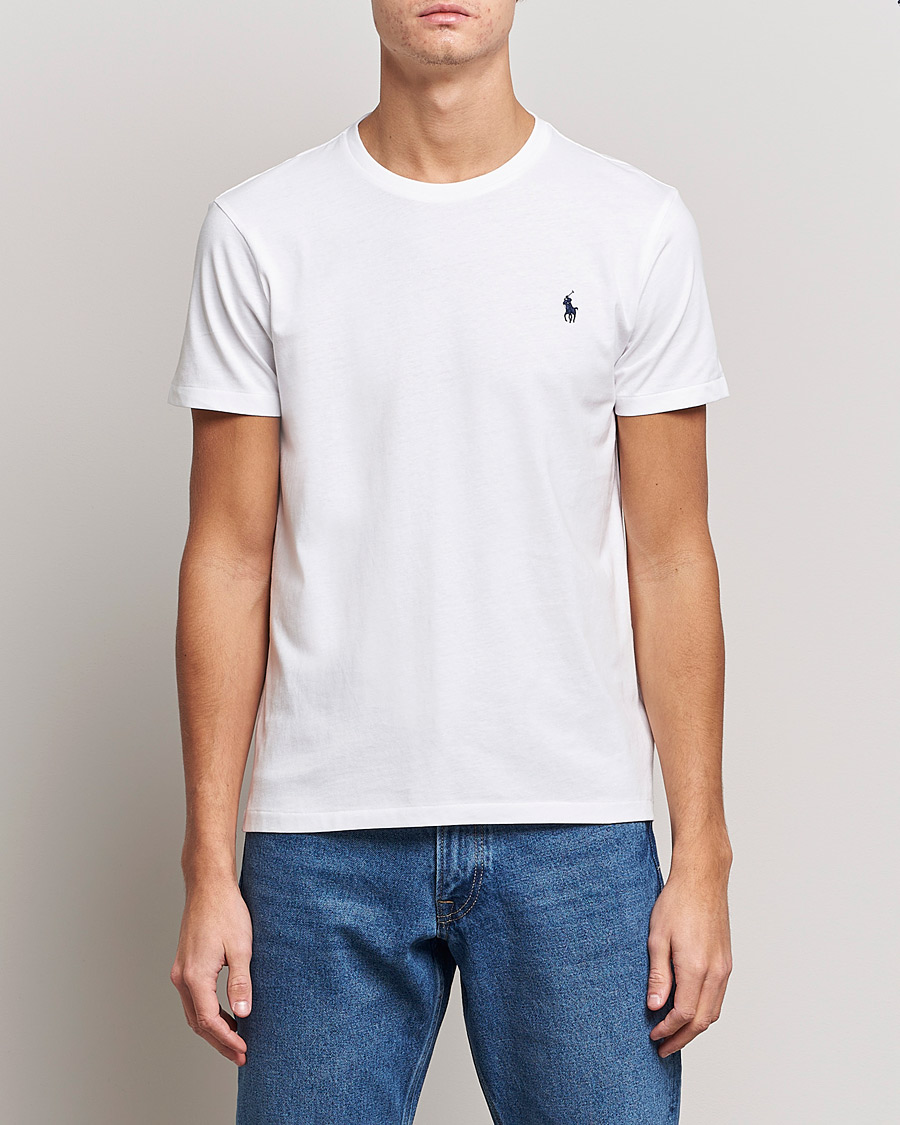 Herre | Kortermede t-shirts | Polo Ralph Lauren | Custom Slim Fit Tee White