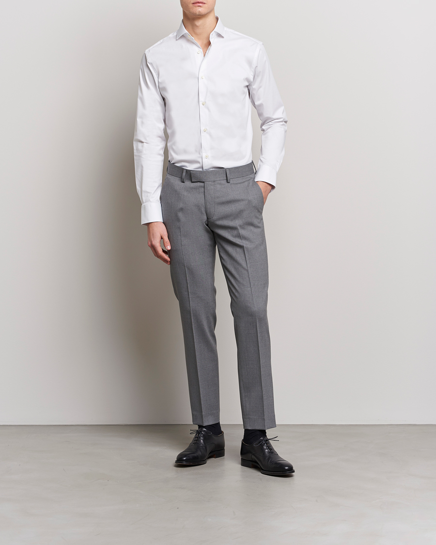 Herre | Businesskjorter | Tiger of Sweden | Farell 5 Stretch Shirt White