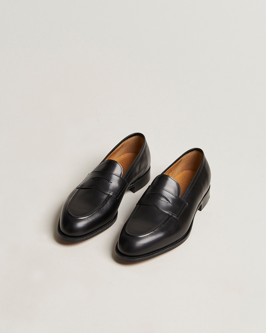 Herr | Best of British | Edward Green | Piccadilly Penny Loafer Black Calf