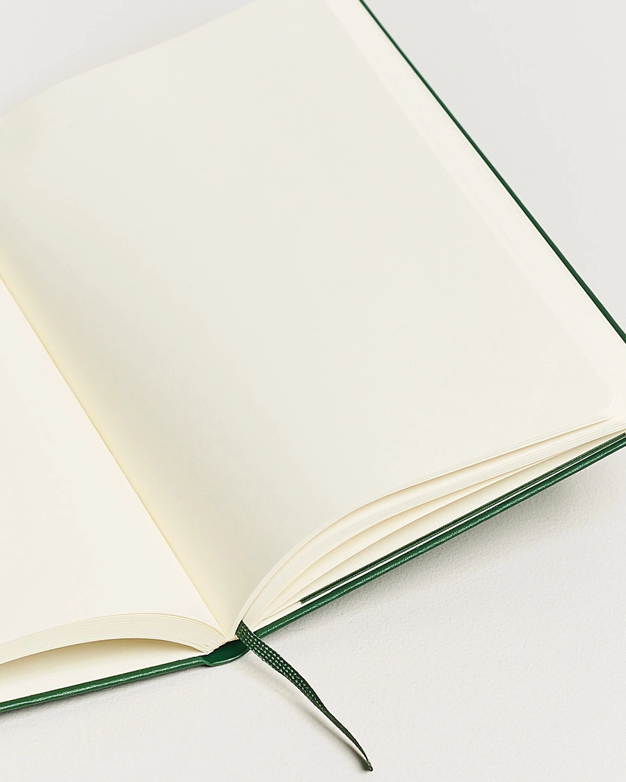 Herr | Anteckningsböcker | Moleskine | Plain Hard Notebook Large Myrtle Green