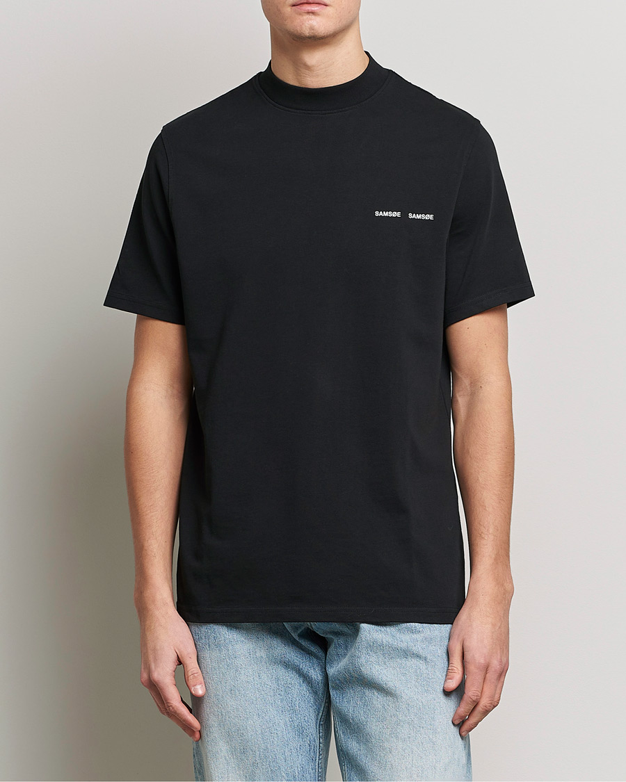 Herre | Svarte t-skjorter | Samsøe Samsøe | Norsbro Organic Cotton Tee Black
