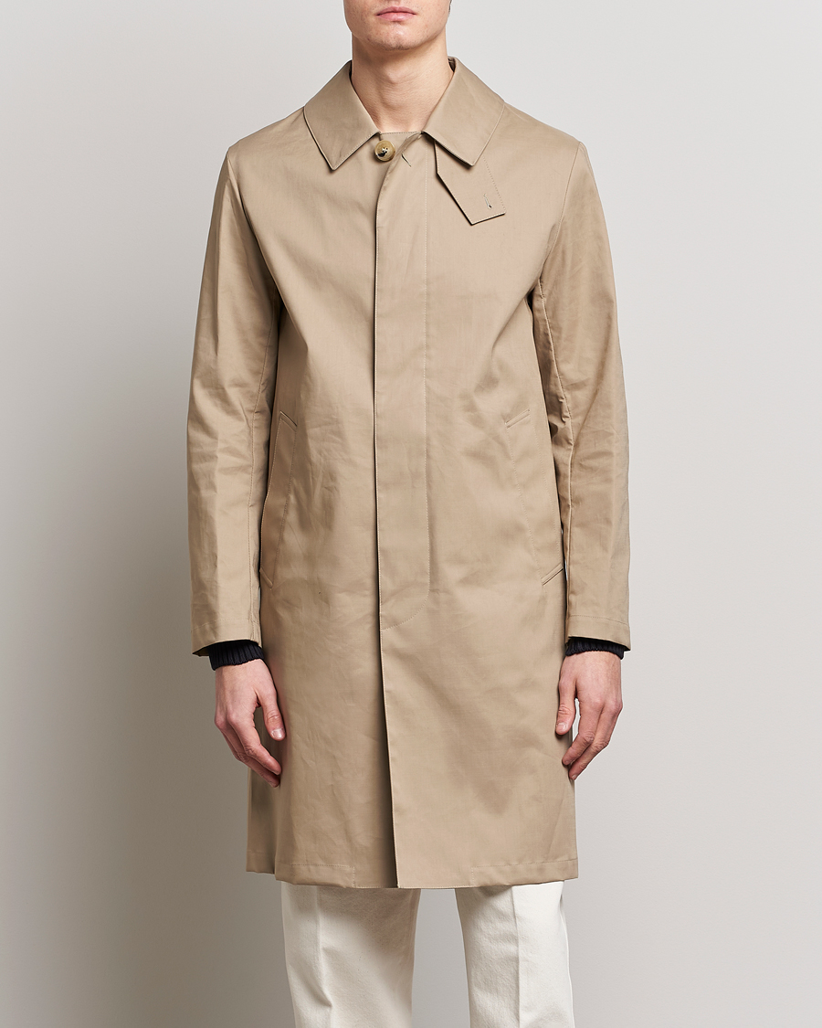 Herre | Formal Wear | Mackintosh | Manchester Car Coat Fawn