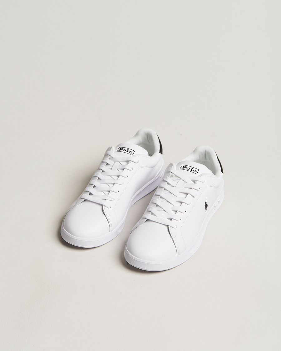 Herre | Salg | Polo Ralph Lauren | Heritage Court Sneaker White/Black