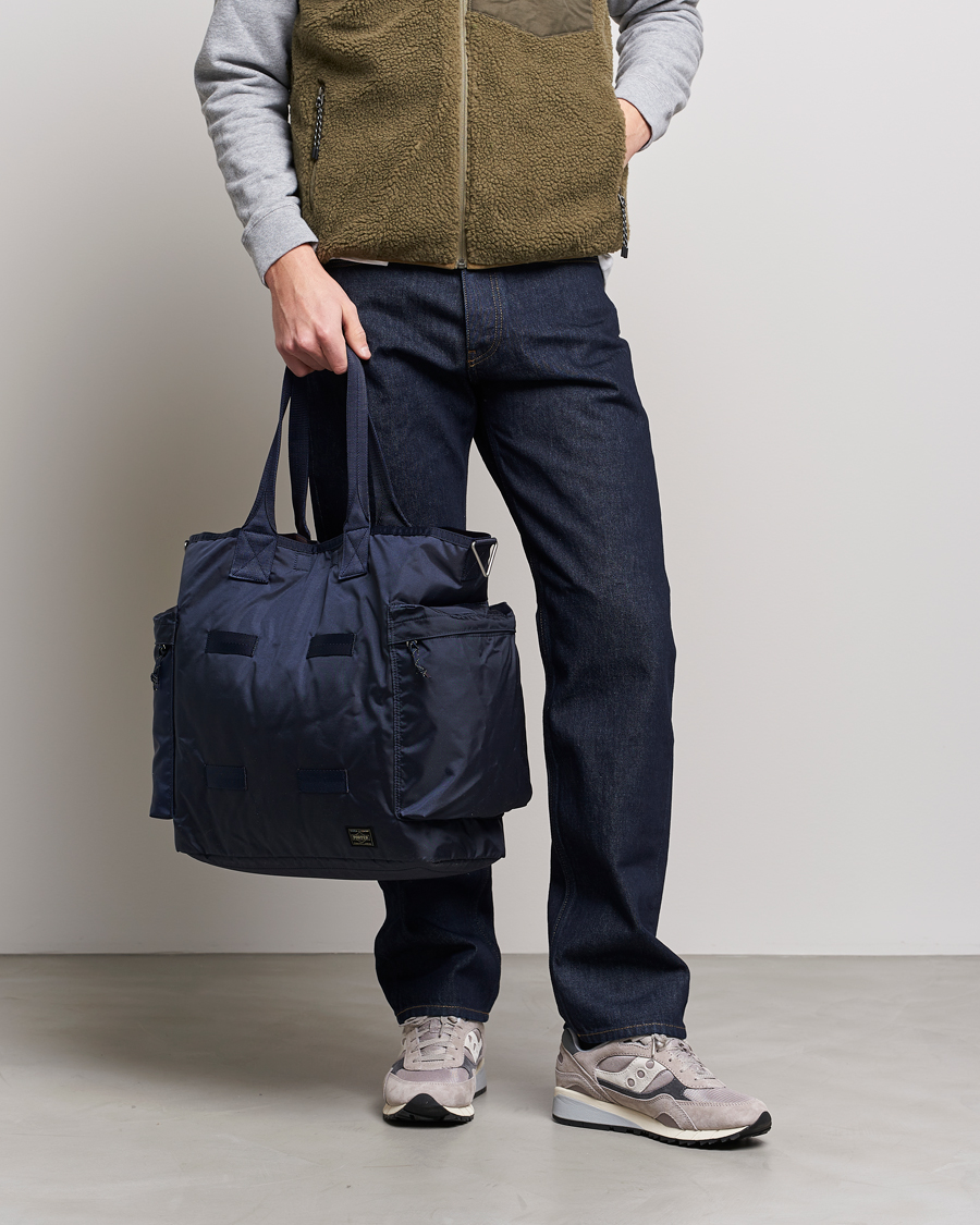 Herre | Avdelinger | Porter-Yoshida & Co. | Force 2Way Tote Bag Navy Blue