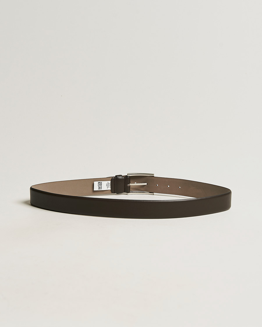 Herre | Assesoarer | BOSS BLACK | Barnabie Leather Belt 3,5 cm Dark Brown
