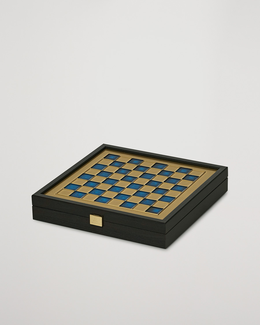 Herre | Til den hjemmekjære | Manopoulos | Greek Roman Period Chess Set Blue