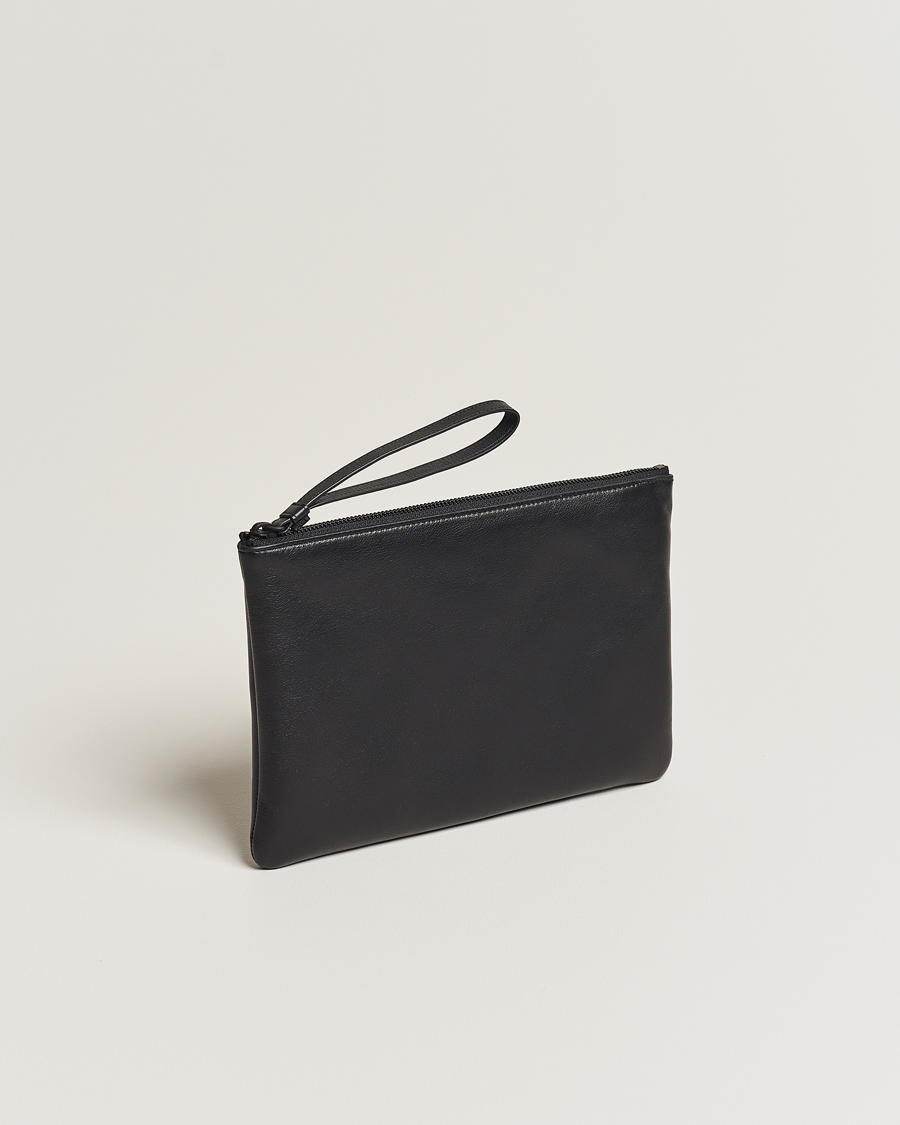 Herre | Assesoarer | Common Projects | Medium Flat Nappa Leather Pouch Black