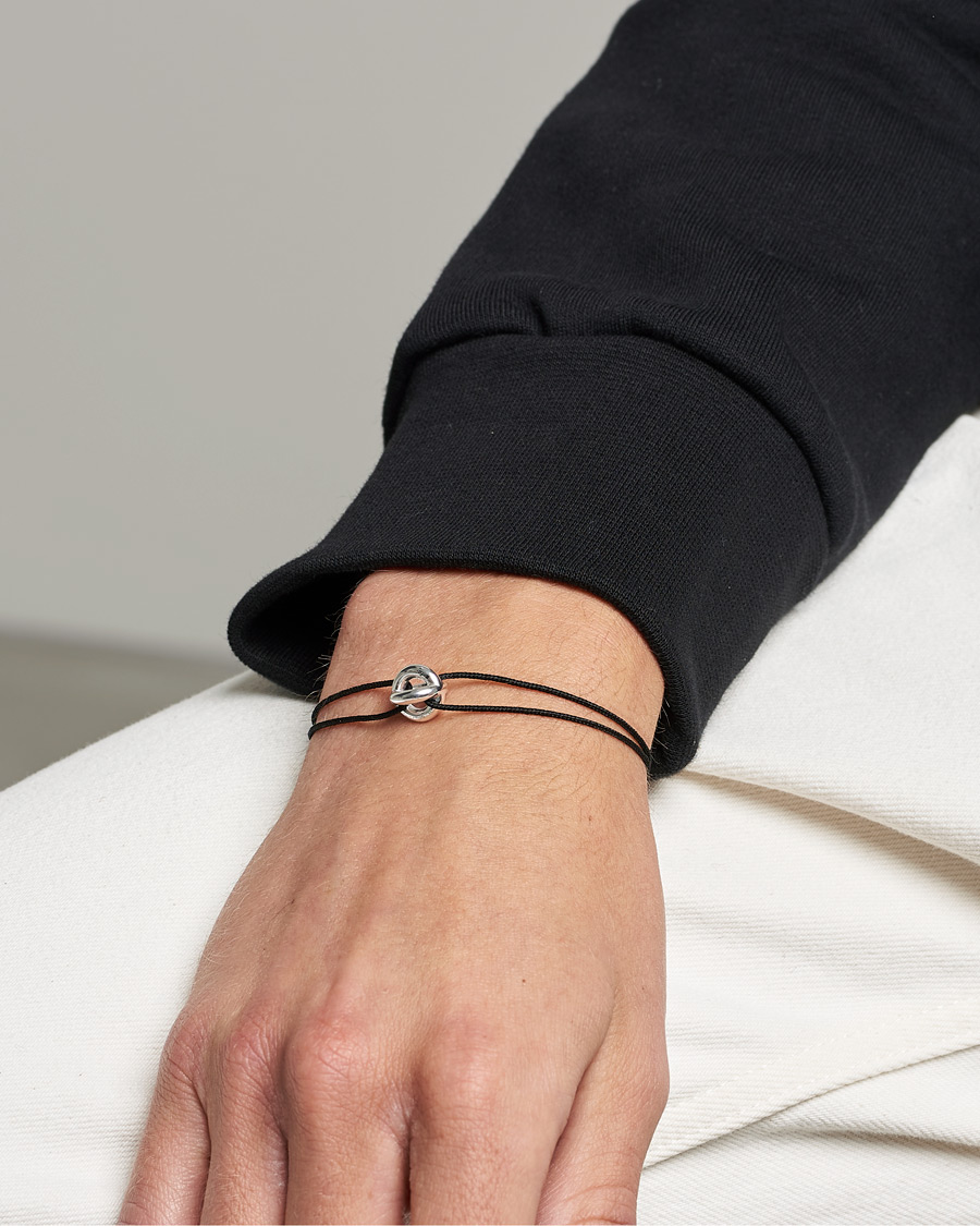 Herre | Assesoarer | LE GRAMME | Entrelacs Cord Bracelet Sterling Silver 3g