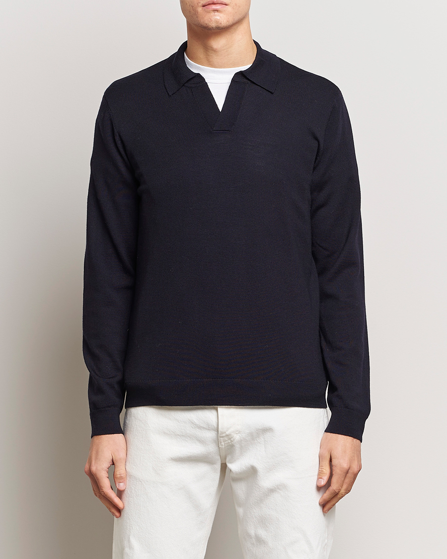 Herr | A Day's March | A Day\'s March | Manol Merino Polo Navy