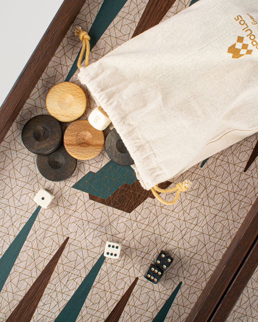 Herre | Til den hjemmekjære | Manopoulos | Wooden Creative Trend Colours Backgammon 