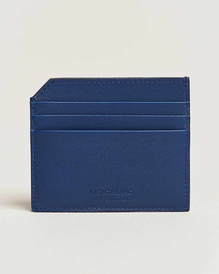 Herre | Assesoarer | Montblanc | Meisterstück Selection Soft Card Holder 6cc Cobalt Blue