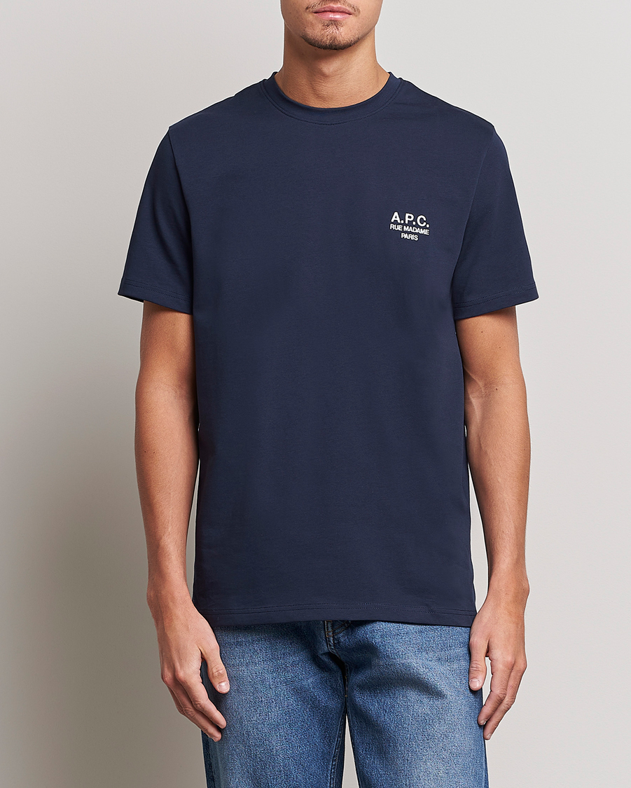 Herre | Kortermede t-shirts | A.P.C. | Raymond T-Shirt Navy