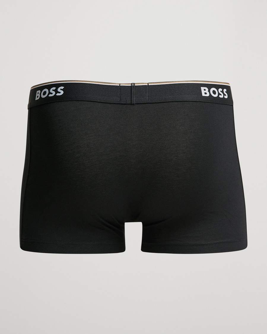 Herre | Trunks | BOSS BLACK | 3-Pack Trunk Boxer Shorts Black