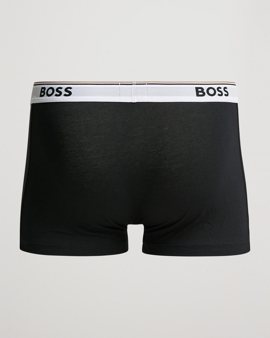 Herre | BOSS BLACK | BOSS BLACK | 3-Pack Trunk Boxer Shorts Black/White