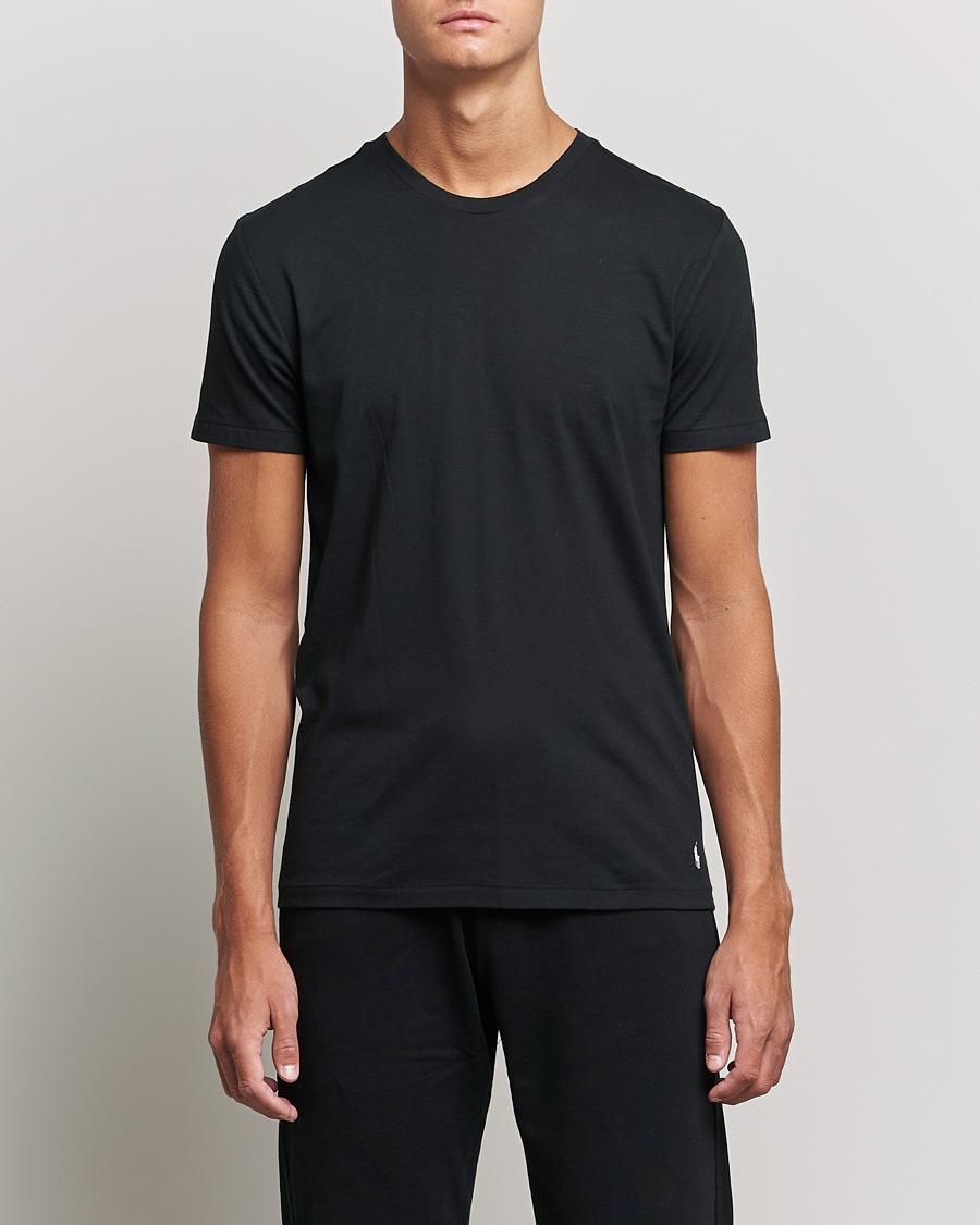 Herr | Polo Ralph Lauren | Polo Ralph Lauren | 3-Pack Crew Neck T-Shirt Black