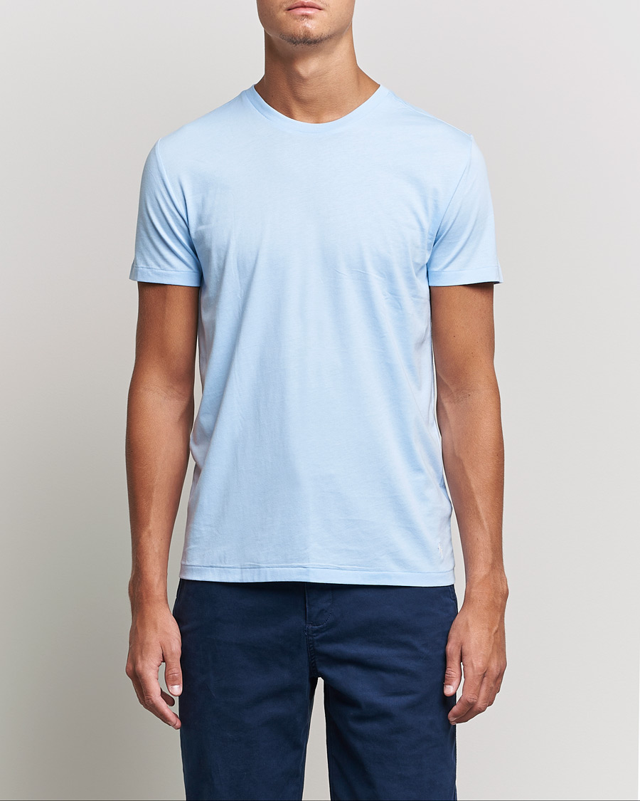 Herre | Flerpakning | Polo Ralph Lauren | 3-Pack Crew Neck T-Shirt Navy/Light Navy/Elite Blue