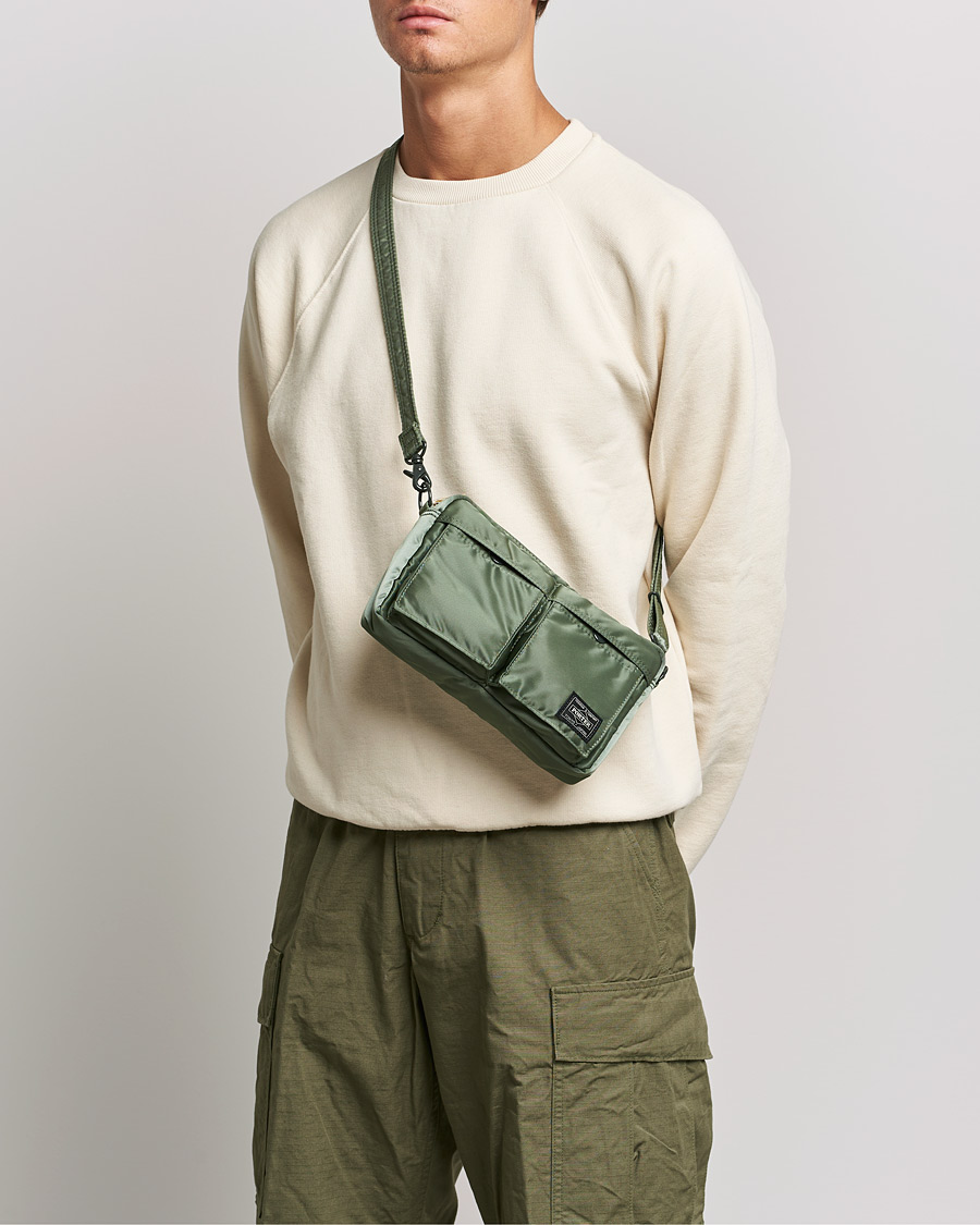 Herre | Assesoarer | Porter-Yoshida & Co. | Tanker Small Shoulder Bag Sage Green