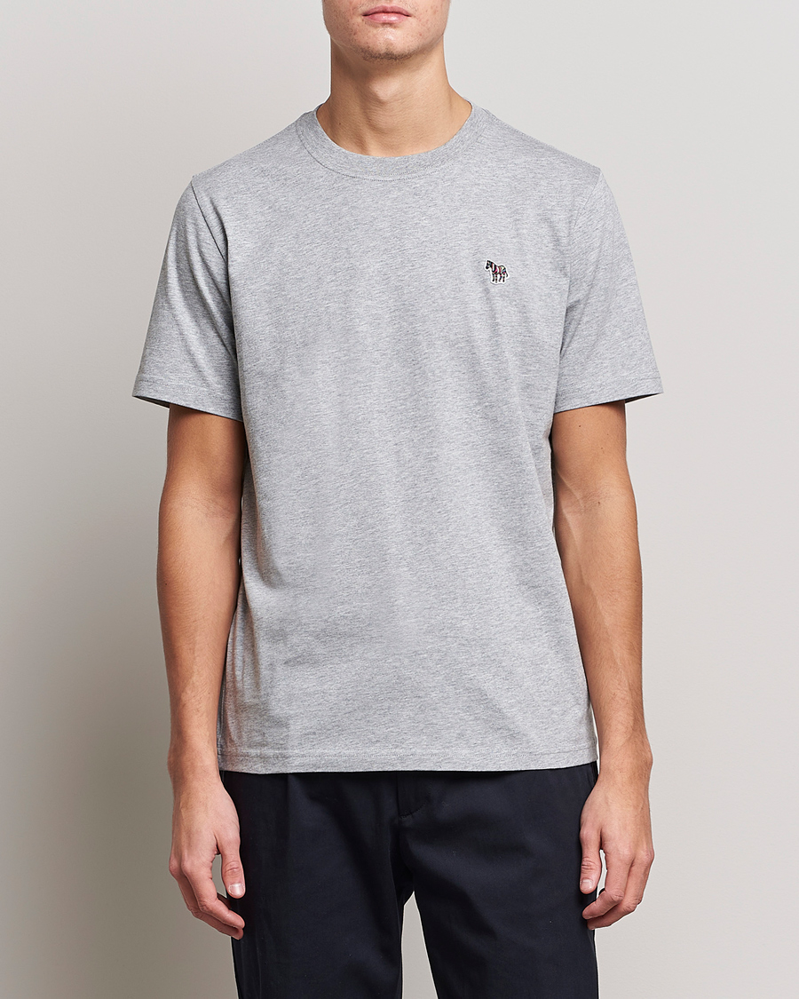 Herre | Klær | PS Paul Smith | Organic Cotton Zebra T-Shirt Grey